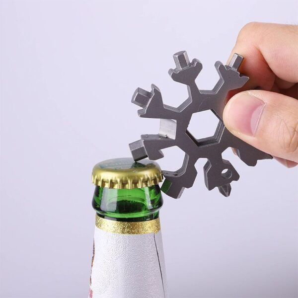 Keychain Multi-Tool 18-in-1 Stainless Steel Compact & Lightweight