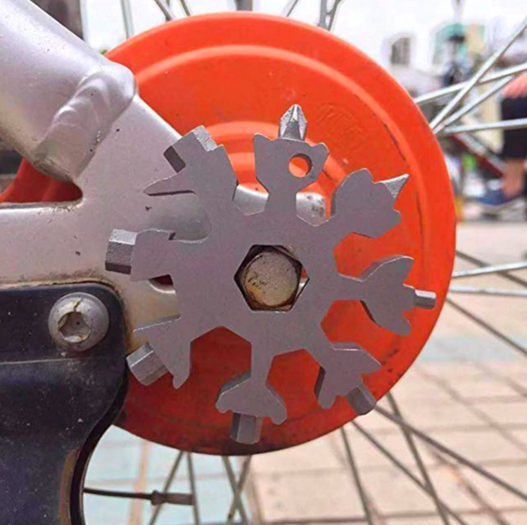 Keychain Multi-Tool 18-in-1 Stainless Steel Compact & Lightweight
