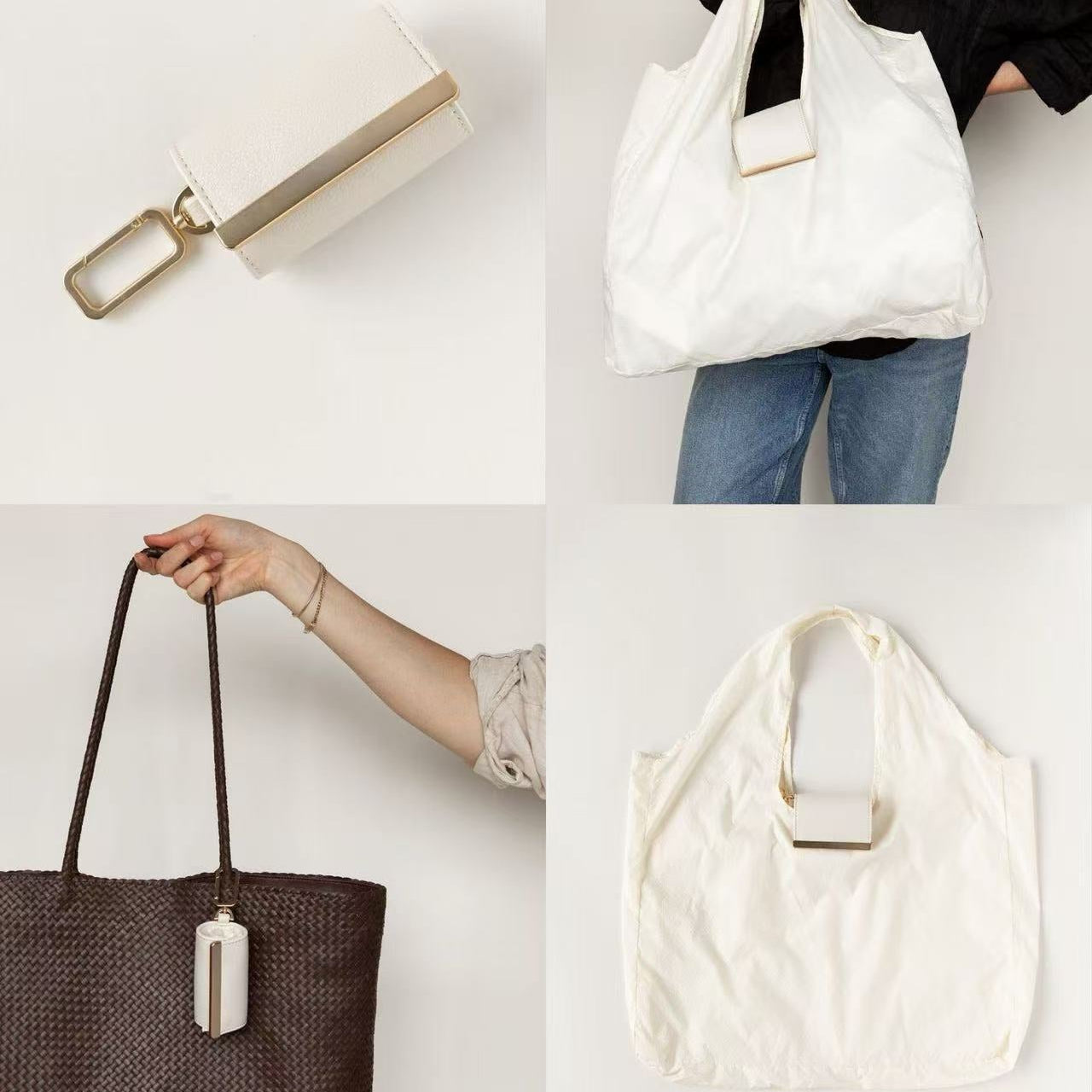 Keychain Pouch Ultra-Compact Zip Closure & Keyring