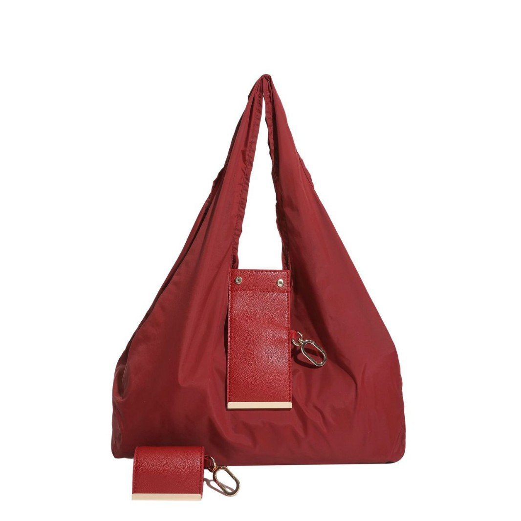 Keychain Pouch Ultra-Compact Zip Closure & Keyring
