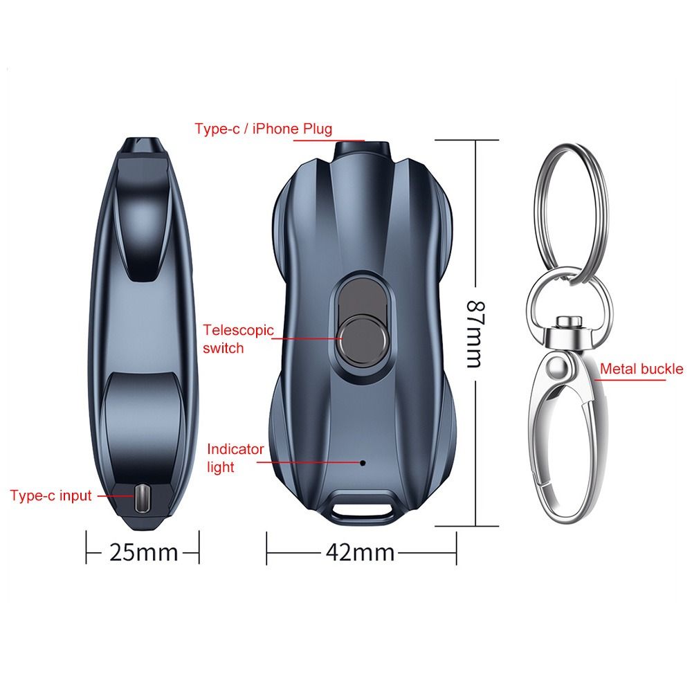 Keychain Power Bank Race Car 1500mAh