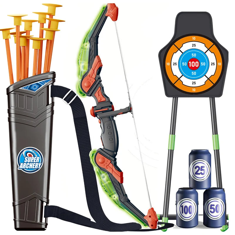 Kids Archery Set LED Bow & Suction Cup Arrows