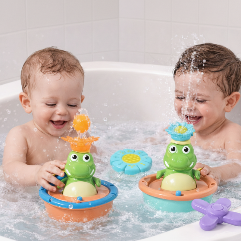 Kids Bath Toy Automatic Pump & Four Spray Heads