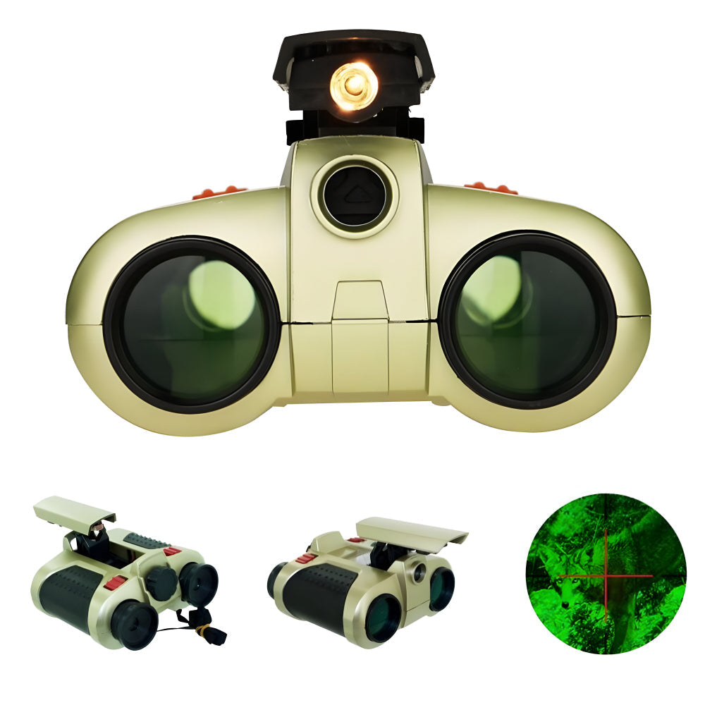 Kids Binoculars Night Vision 4x Magnification Waterproof