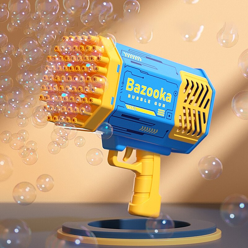 Kids Bubble Machine 69 Nozzles Integrated LED