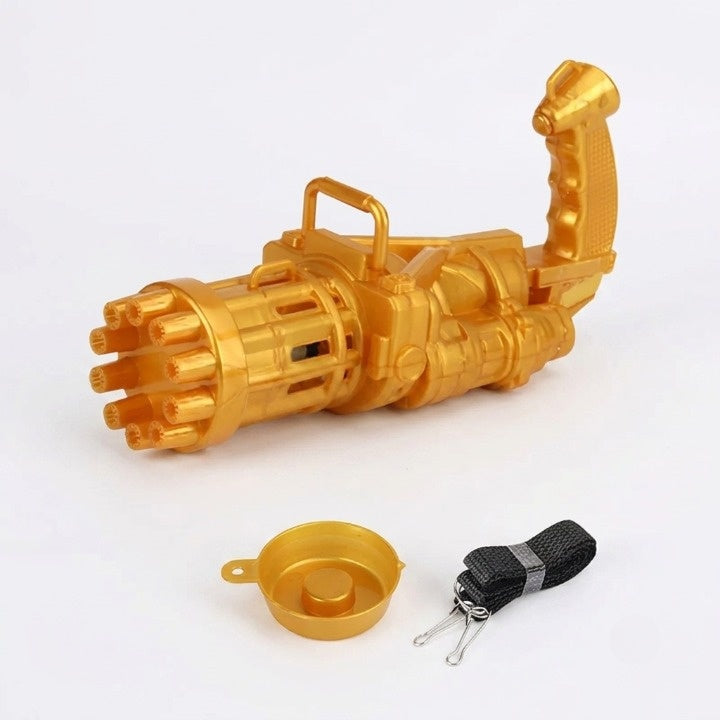 Kids Bubble Machine Battery-Powered Pistol Grip