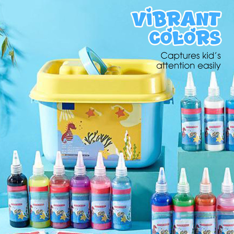 Kids Craft Kit 3D Water Beads Reusable Molds & Tray