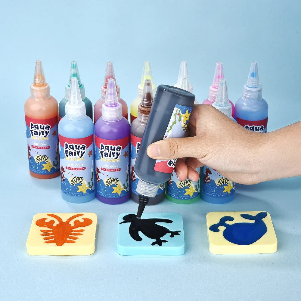 Kids Craft Kit Sea Creature Molds & Non-Toxic Colors