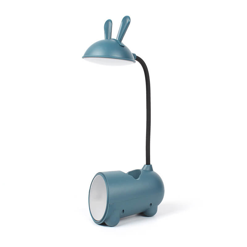 Kids Desk Lamp Rabbit Design USB Powered Pen Holder