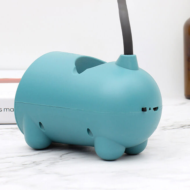 Kids Desk Lamp Rabbit Design USB Powered Pen Holder