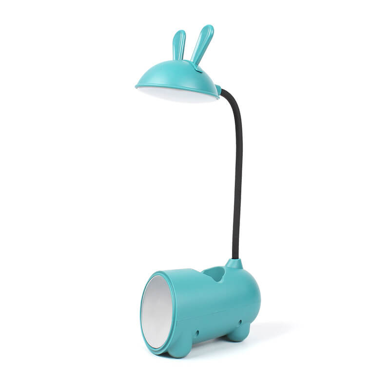 Kids Desk Lamp Rabbit Design USB Powered Pen Holder