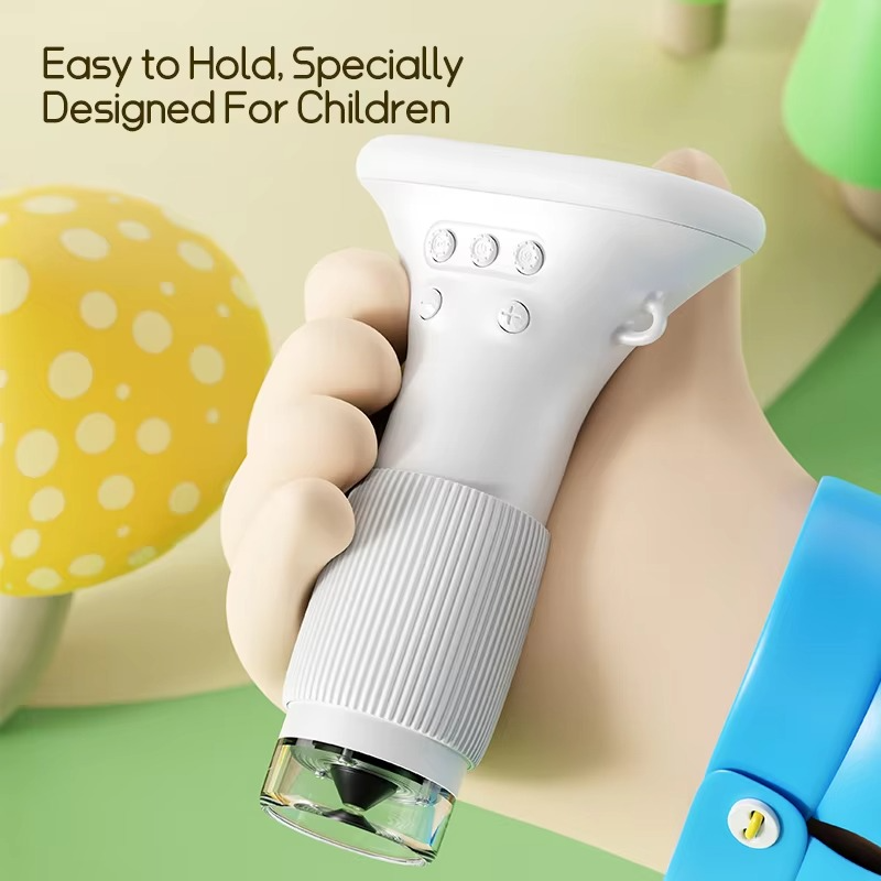 Kids Digital Microscope 1000x LED Image Storage USB