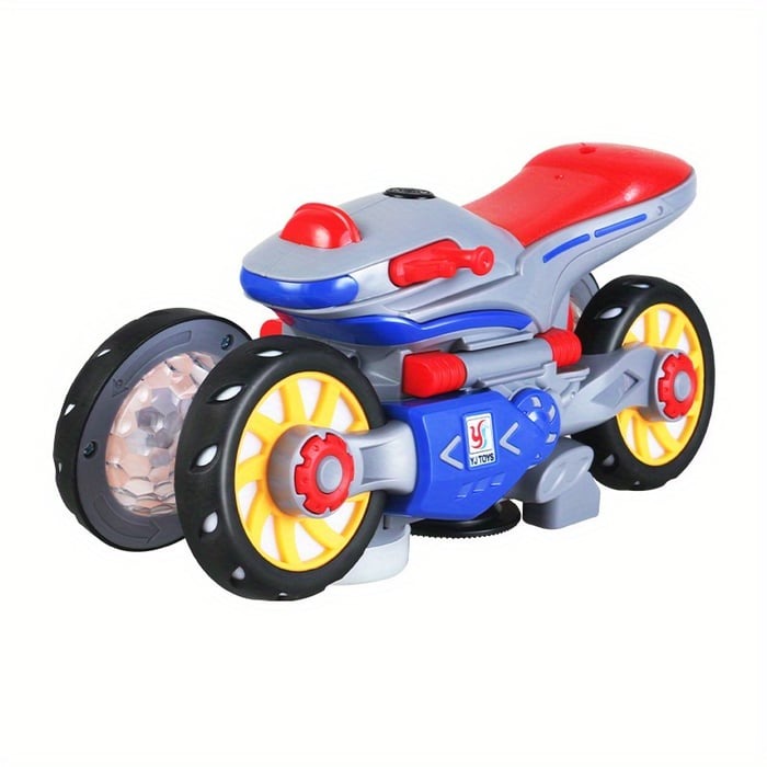 Kids Electric Motorcycle 360 Spin Obstacle Detection & LED