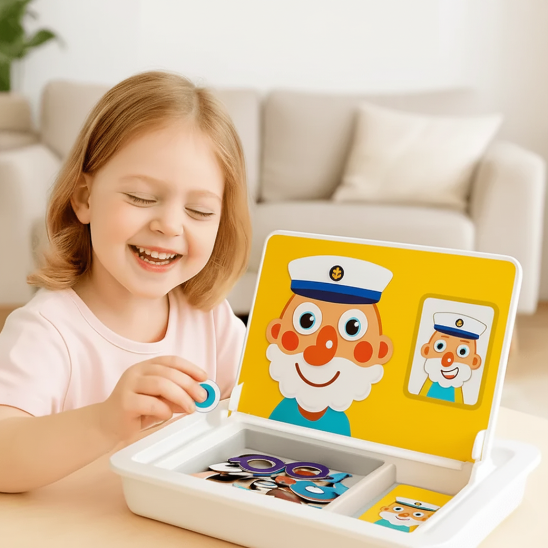 Kids Emotion Learning Toy Magnetic Portable & Screen-Free