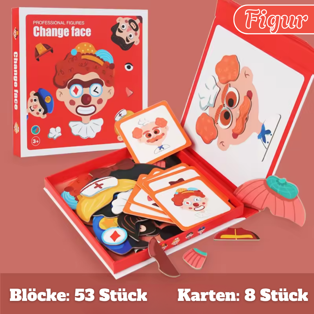 Kids Emotion Learning Toy Magnetic Portable & Screen-Free