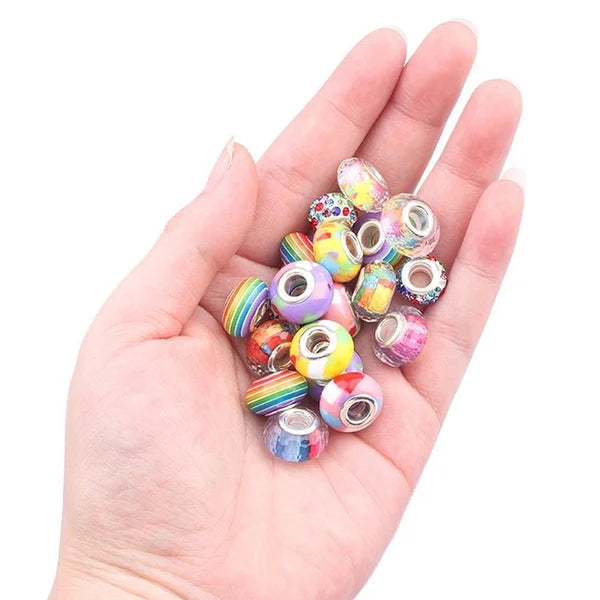 Kids Jewelry Making Kit Over 100 Beads & Charms Hypoallergenic