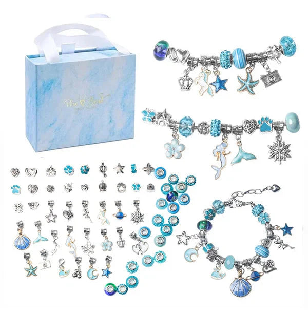 Kids Jewelry Making Kit Over 100 Beads & Charms Hypoallergenic