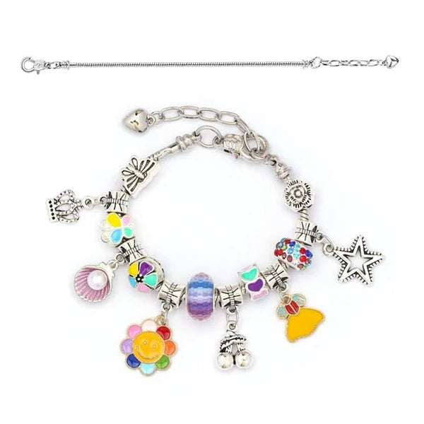Kids Jewelry Making Kit Over 100 Beads & Charms Hypoallergenic