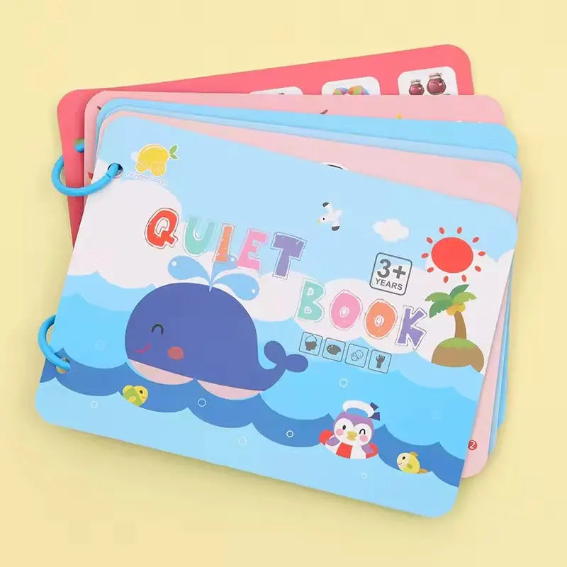Kids Learning Book Laminated Pages & Wire-Bound