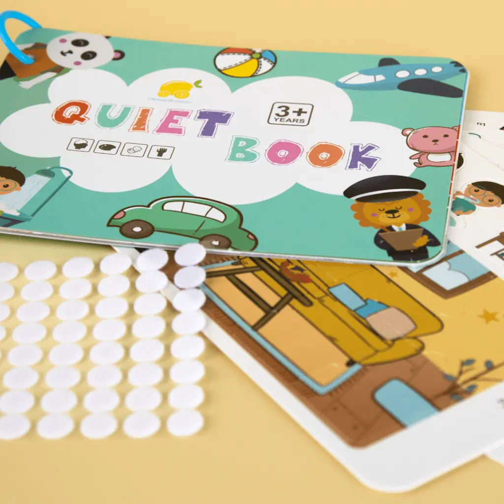 Kids Learning Book Laminated Pages & Wire-Bound