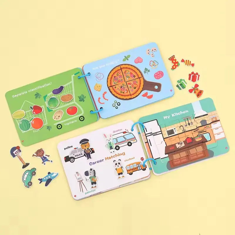Kids Learning Book Laminated Pages & Wire-Bound