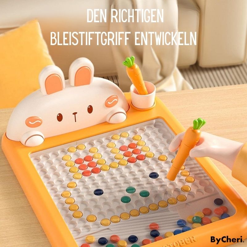 Kids Magnetic Drawing Board Pen Guide & 24 Cards
