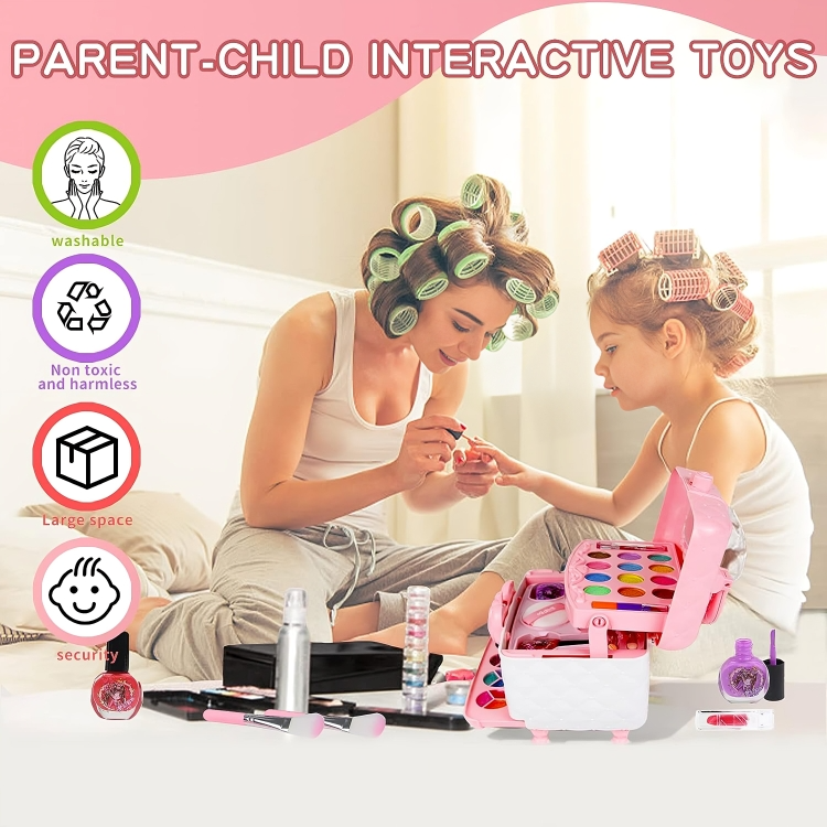 Kids Makeup Set Non-Toxic & Water-Washable For Sensitive Skin