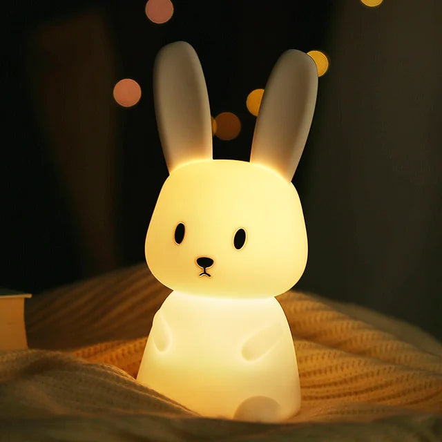 Kids Night Light Bunny Touch Control USB Rechargeable