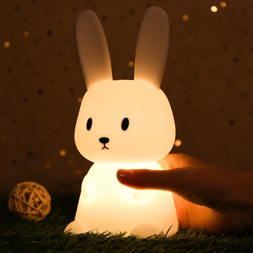 Kids Night Light Bunny Touch Control USB Rechargeable