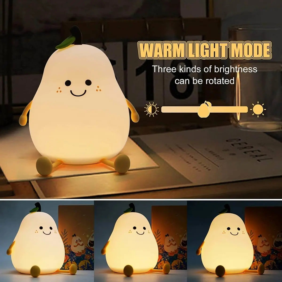 Kids Night Light USB Rechargeable Touch Color-Changing
