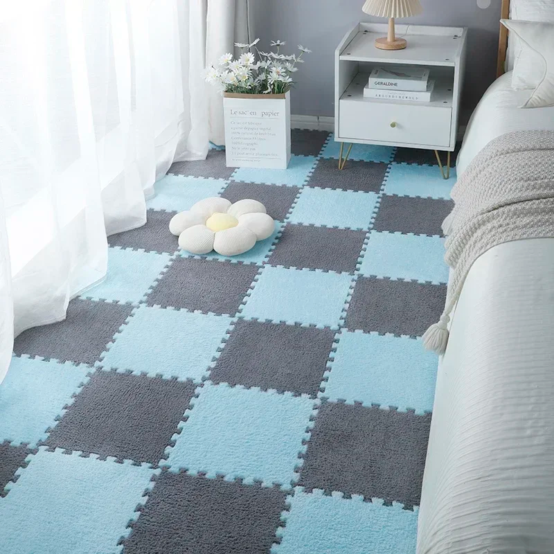 Kids Play Mat Interlocking Foam Shock-Absorbing Waterproof