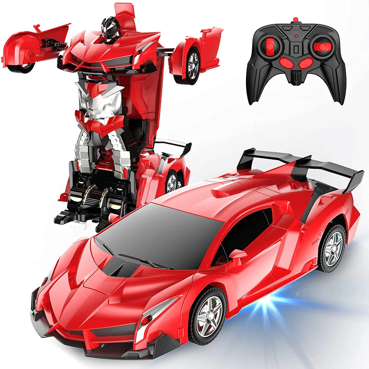 Kids RC Car Transformable Push-Button Drift & Rotation