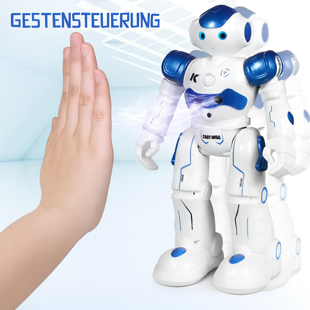 Kids Robot Toy Gesture-Controlled Programmable 60-Min Playtime