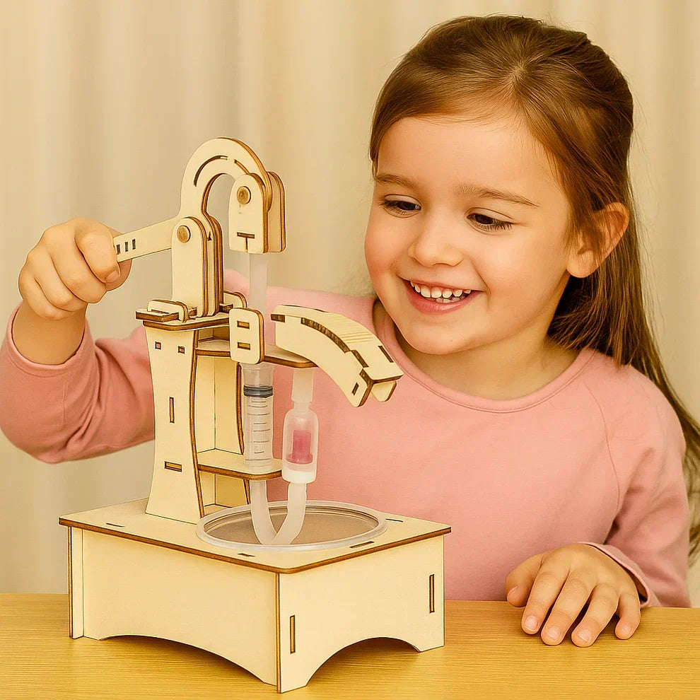 Kids Science Kit Wooden Hydraulics & Mechanics