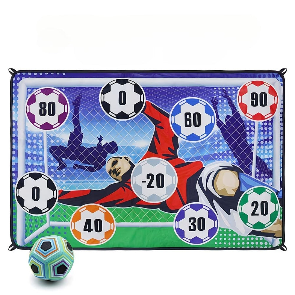 Kids Soccer Goal Adhesive Balls Indoor & Outdoor