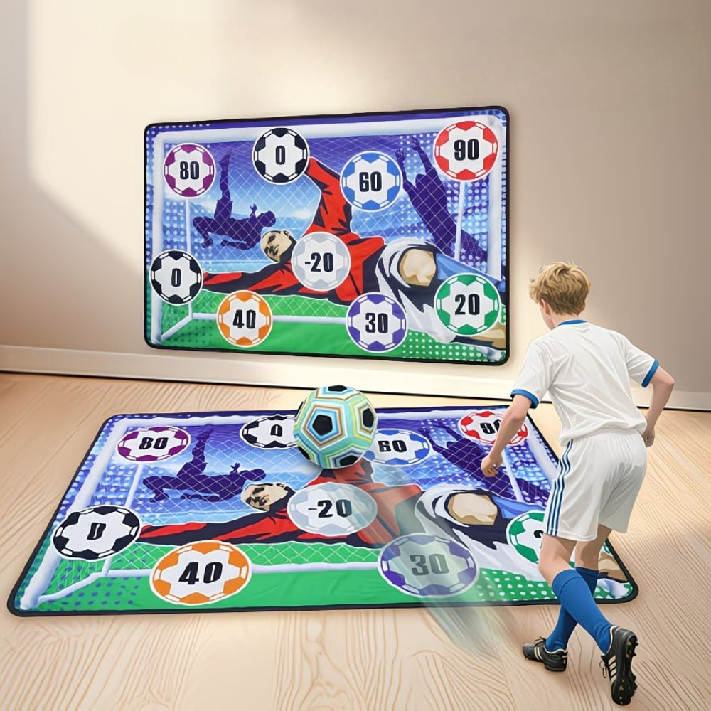 Kids Soccer Goal Adhesive Balls Indoor & Outdoor