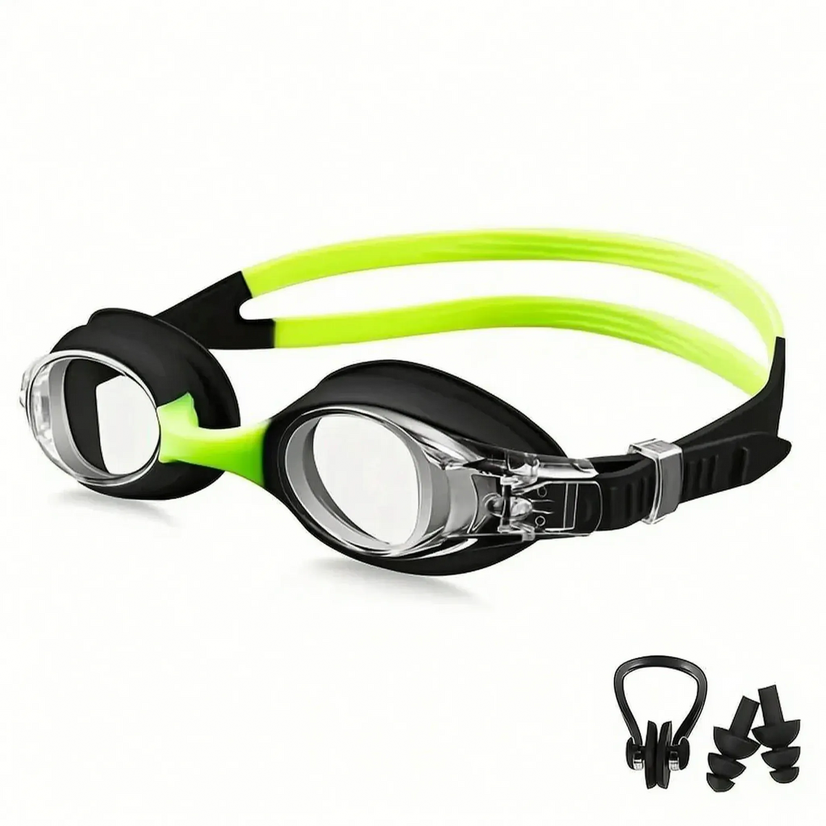 Kids Swim Goggles Fog-Free Quick-Adjust Split Strap