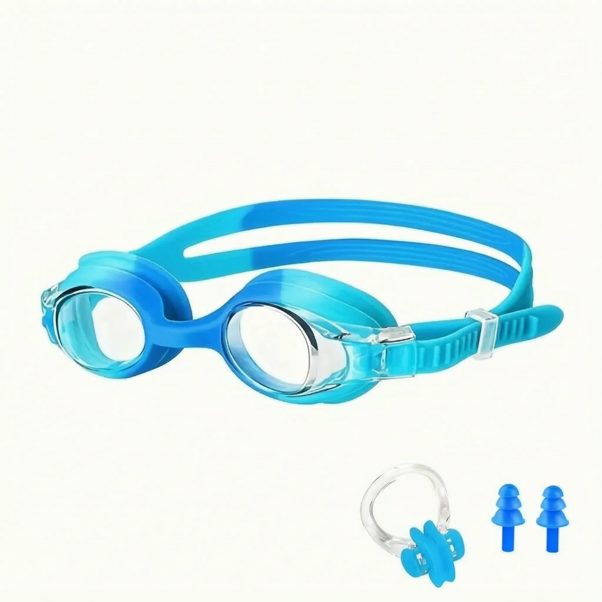 Kids Swim Goggles Fog-Free Quick-Adjust Split Strap