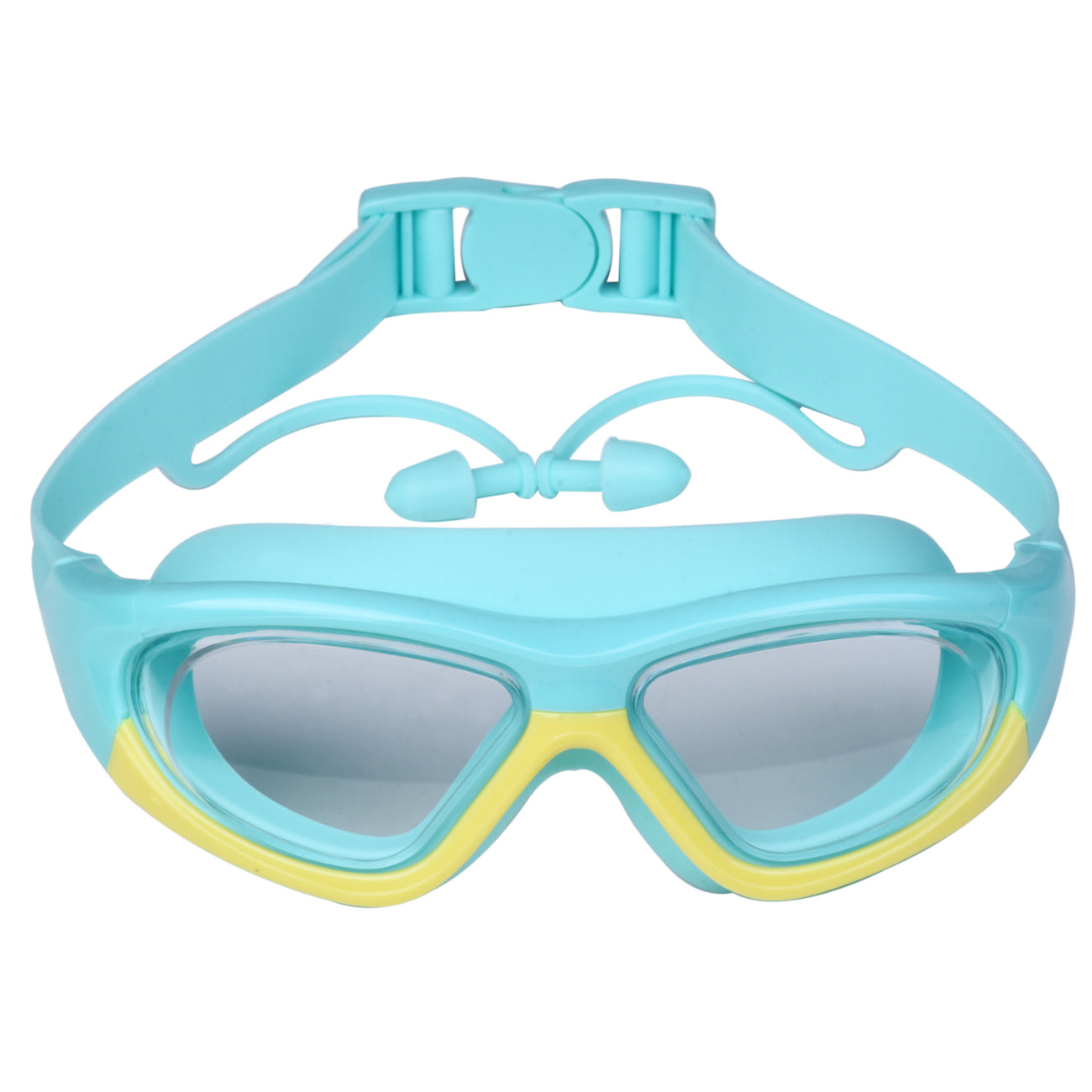 Kids Swim Goggles Large-Frame Anti-Fog Leak-Proof