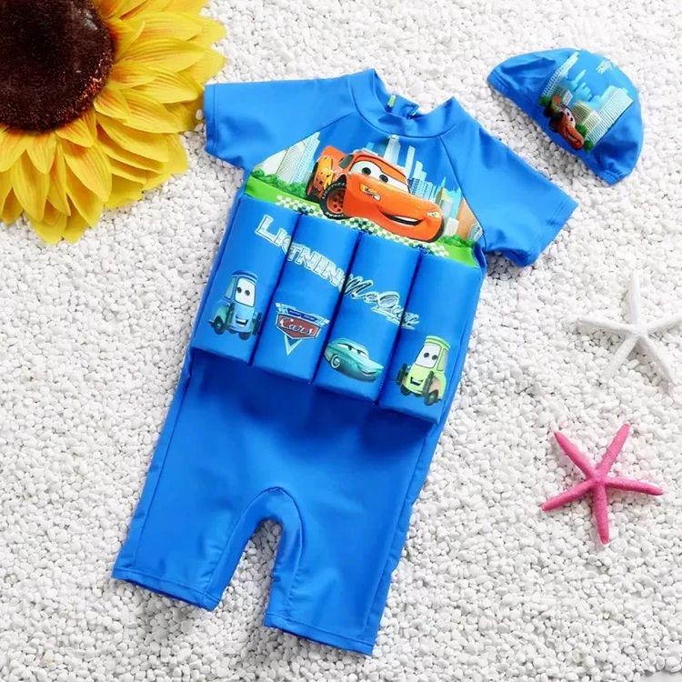 Kids Swim Trainer Split Design UV-Protective Polyester