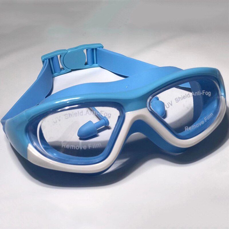 Kids Swimming Goggles Anti-Fog & UV Protection Adjustable Strap