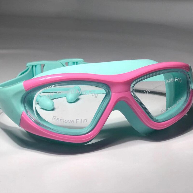 Kids Swimming Goggles Anti-Fog & UV Protection Adjustable Strap