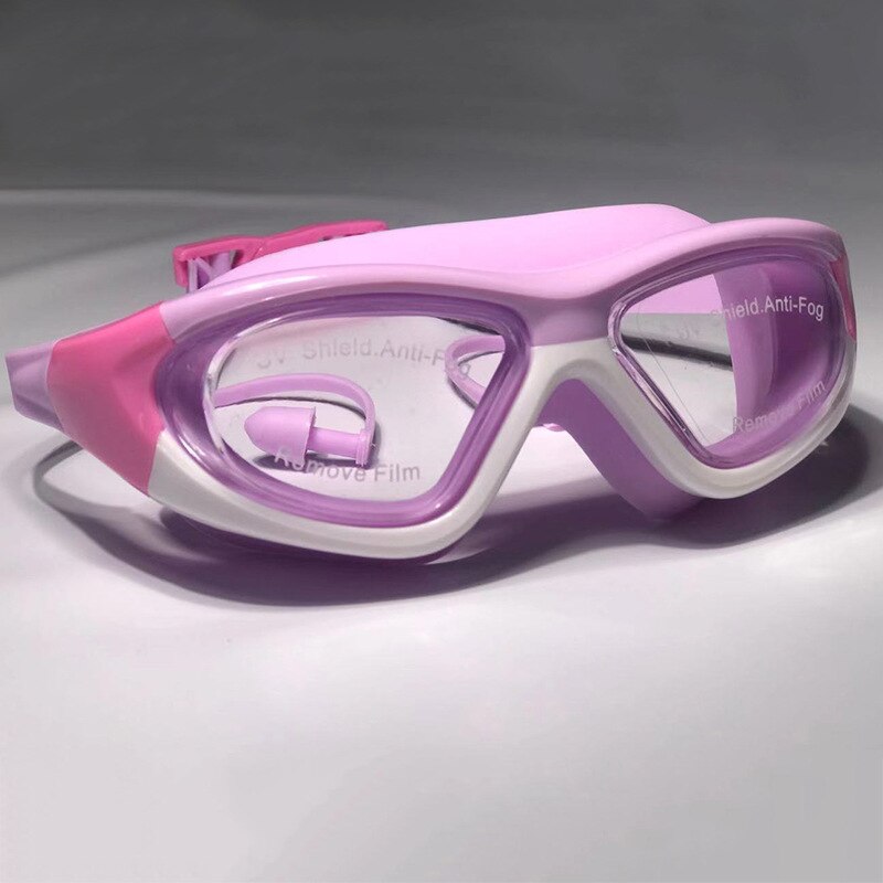 Kids Swimming Goggles Anti-Fog & UV Protection Adjustable Strap