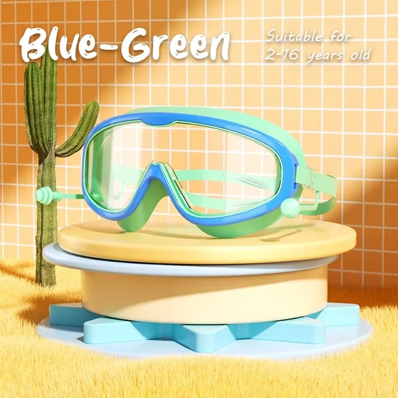 Kids Swimming Goggles Panoramic Anti-Fog & UV Protection