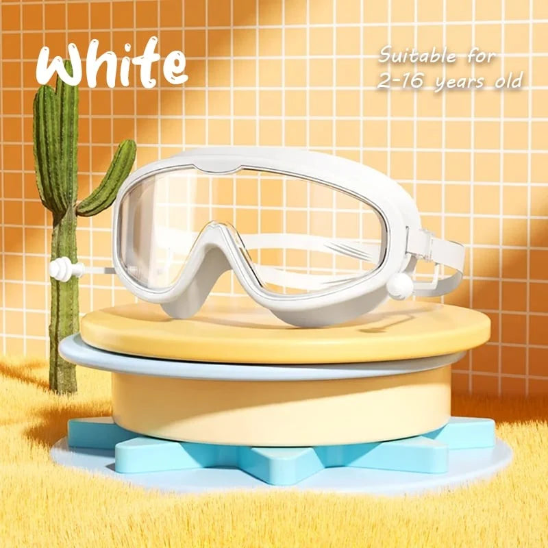 Kids Swimming Goggles Panoramic Anti-Fog & UV Protection