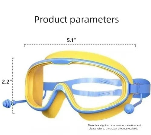 Kids Swimming Goggles Panoramic Anti-Fog & UV Protection