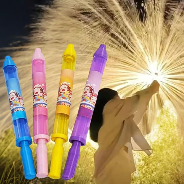 Kids Water Gun Fireworks Spray Effect Easy Pull Trigger