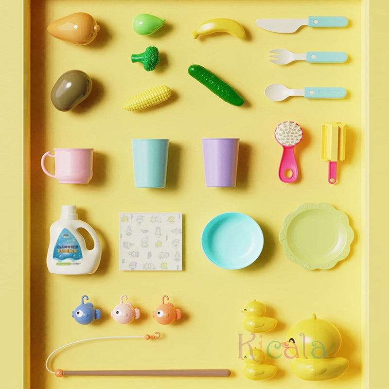 Kids Water Play Table Circulating Fountain Accessories Included