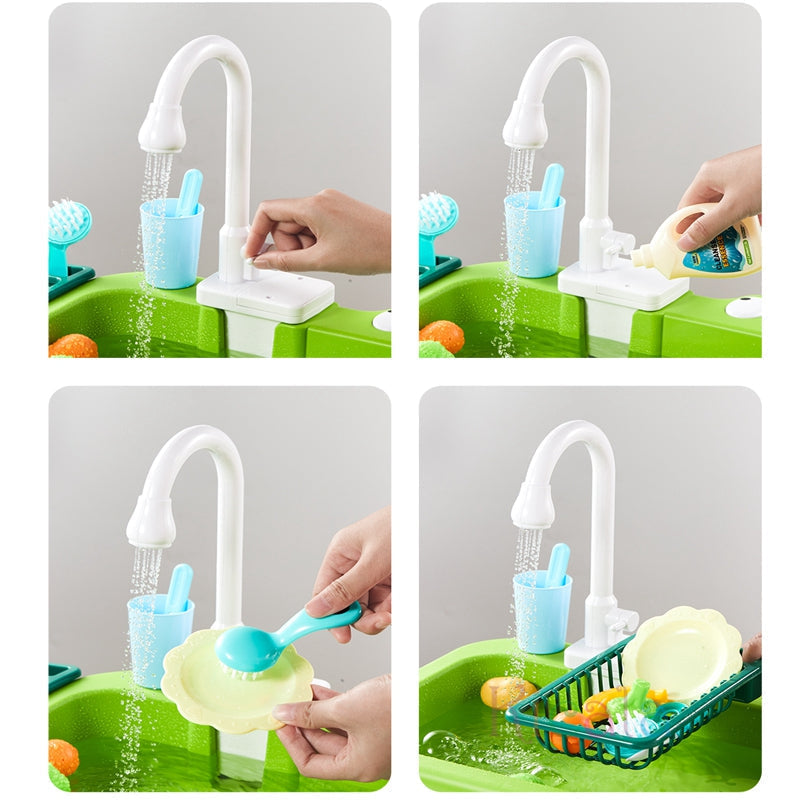 Kids Water Play Table Circulating Fountain Accessories Included