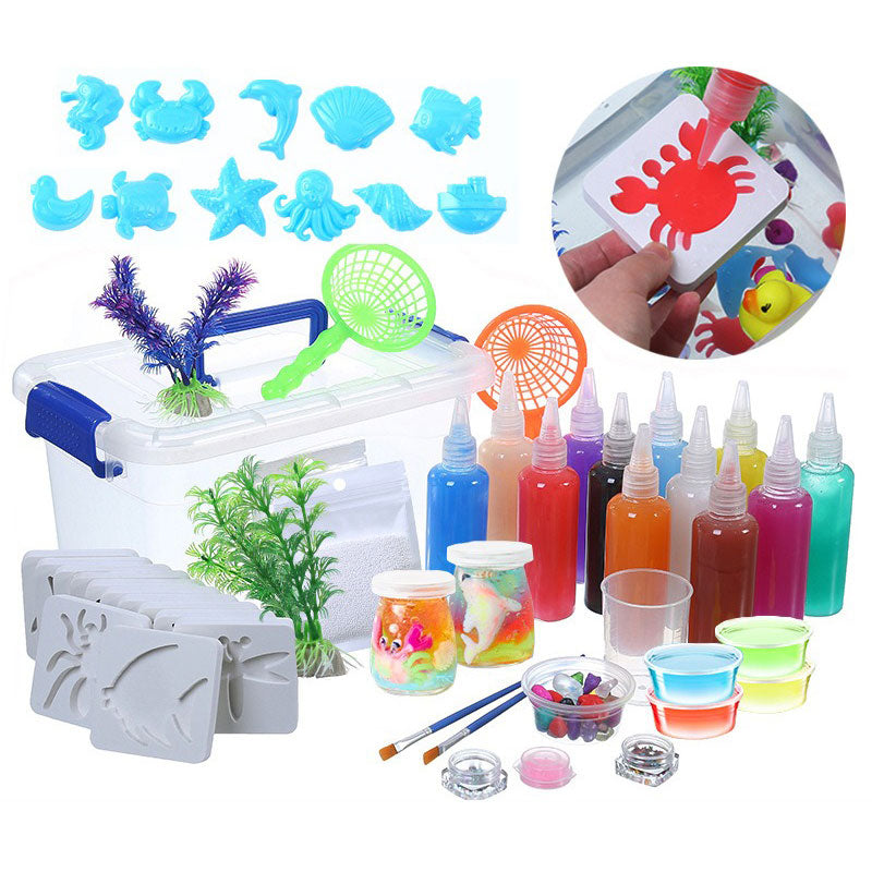 Kids Water Toy Set Non-Toxic 12 Colors & Shapes